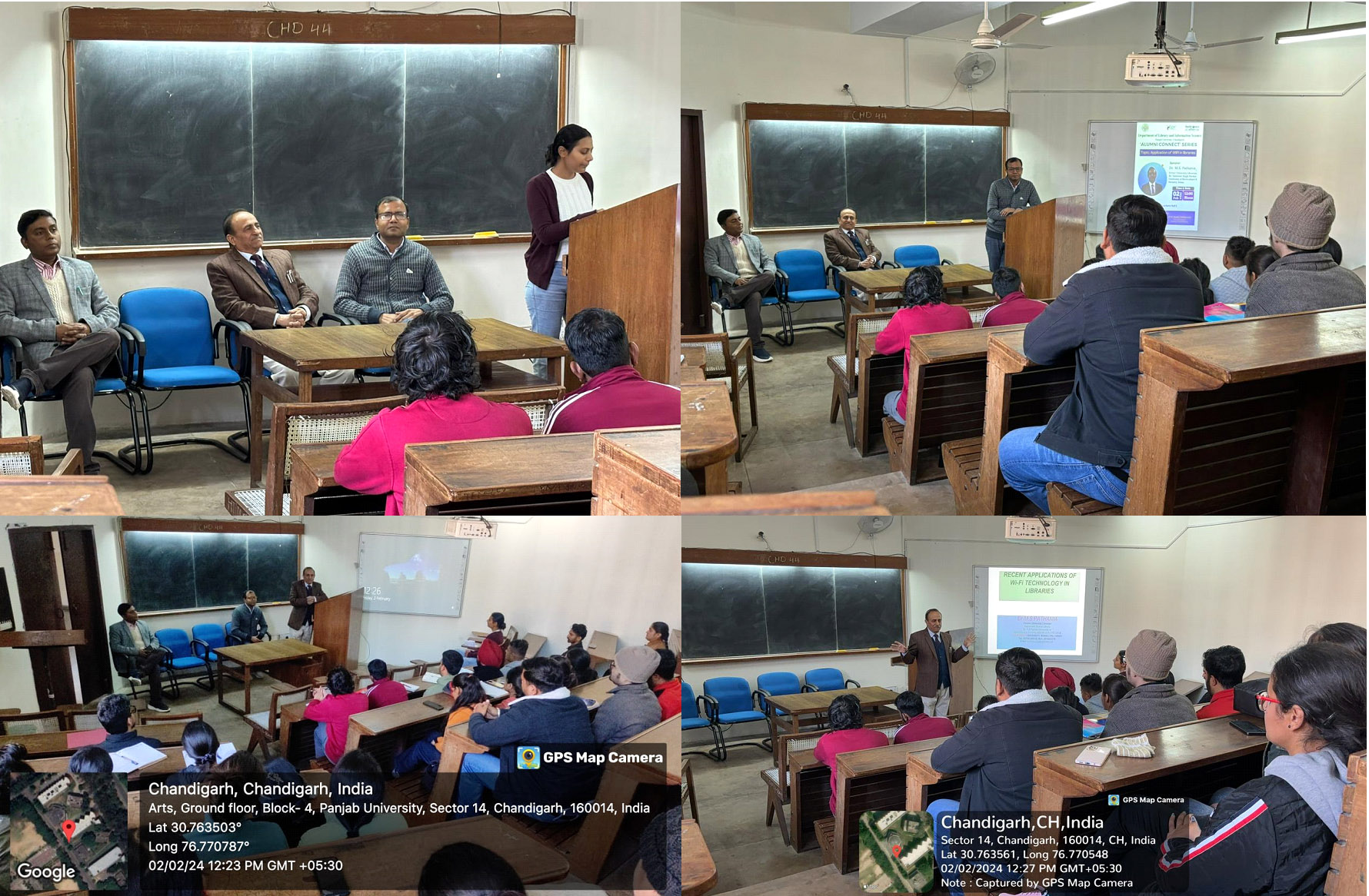 Lecture organized by DLIS, PU under ‘Alumni Connect’Series